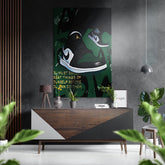 Air Jordan Brushed Aluminum Dibond Wall Art.